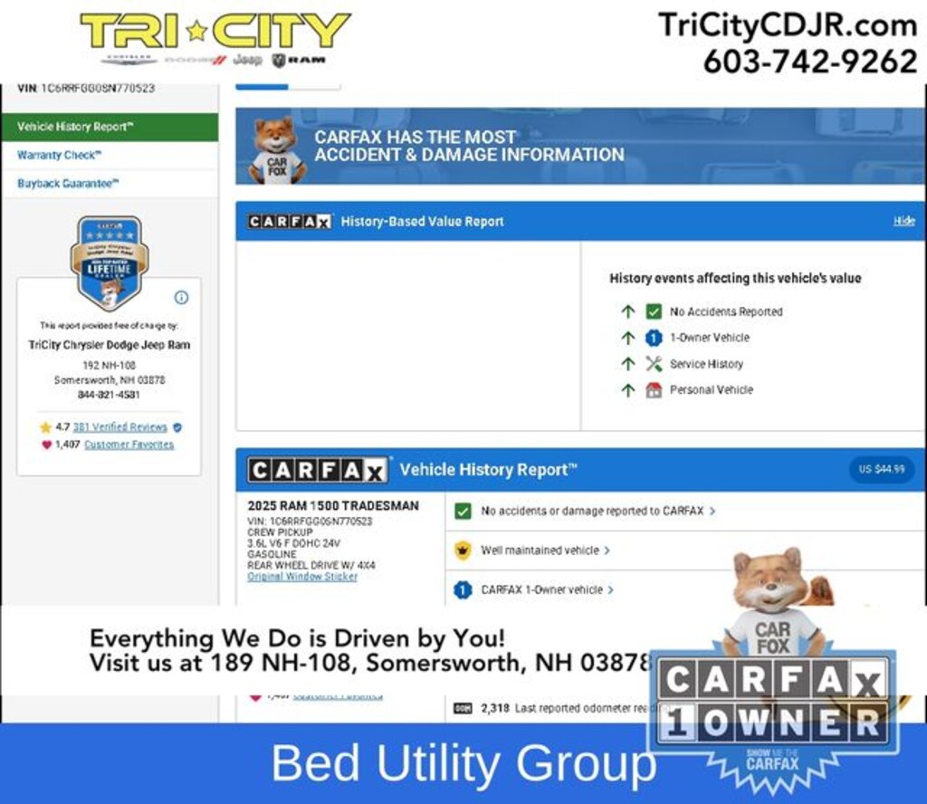 Used 2025 Ram 1500 Tradesman Truck