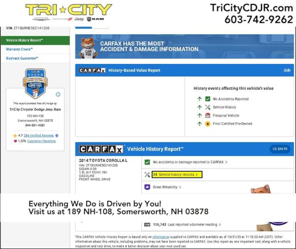 Used 2014 Toyota Corolla L Sedan