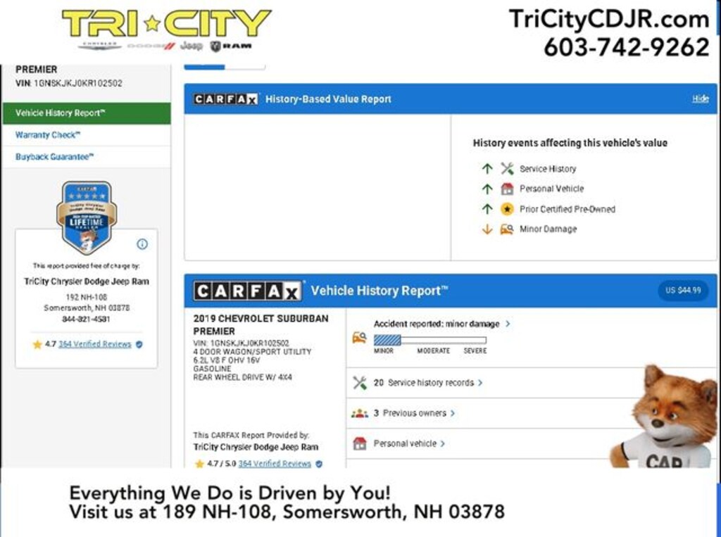 Used 2019 Chevrolet Suburban Premier SUV