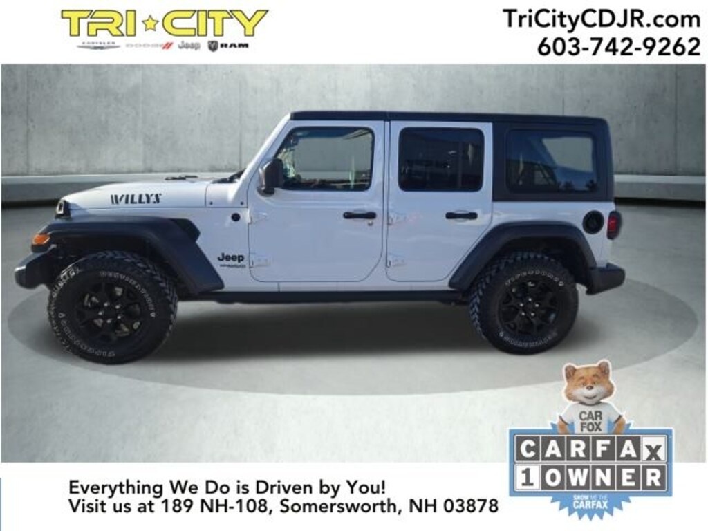 Used 2021 Jeep Wrangler Unlimited Willys SUV