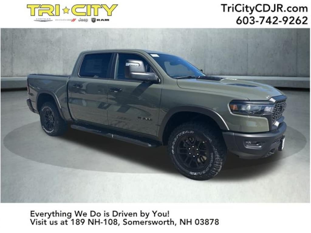 New 2026 Ram 1500 REBEL CREW CAB 4X4 5'7 BOX Pickup