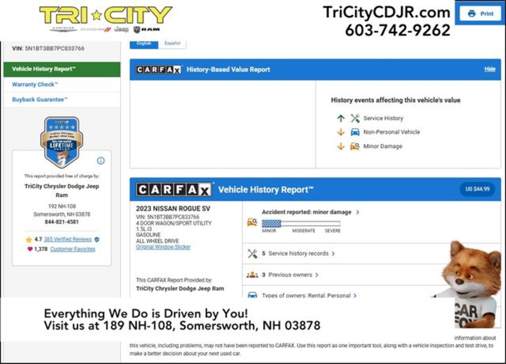 Used 2023 Nissan Rogue SV SUV