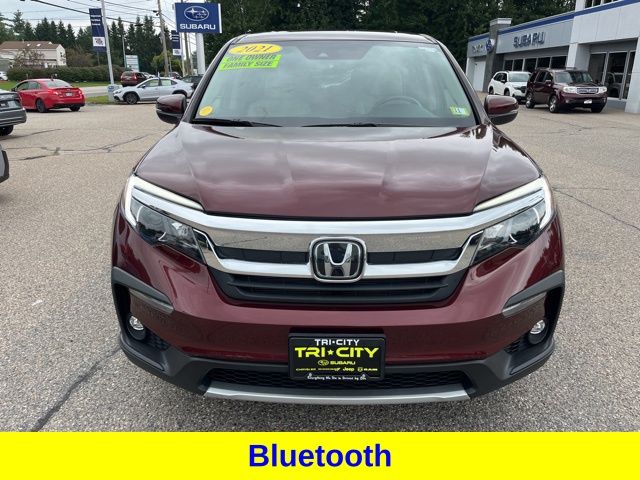 Used 2021 Honda Pilot EX-L with VIN 5FNYF6H50MB054748 for sale in Somersworth, NH