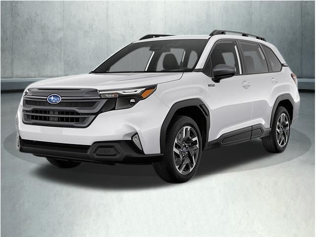 Crystal White Pearl 2026 Subaru Forester Hybrid Premium AWD SUV / Crossover All-Wheel Drive Continuously Variable Transmission