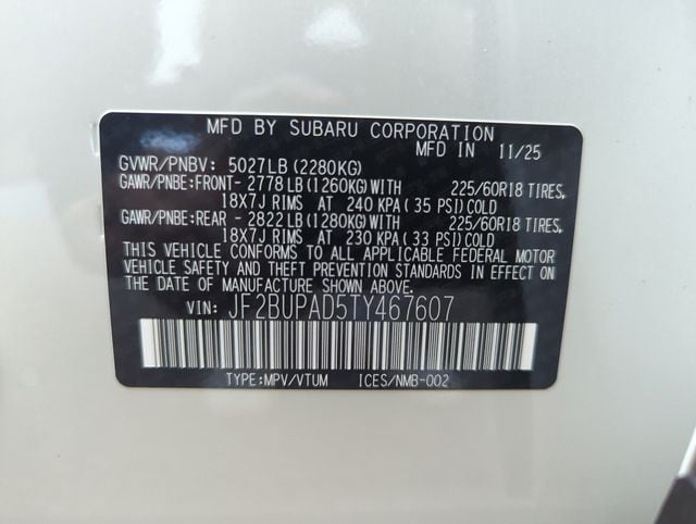 2026 Subaru Outback Premium - Photo 35
