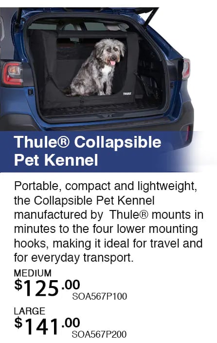 Subaru Thule Collapsible Pet Kennel Large - SOA567P200