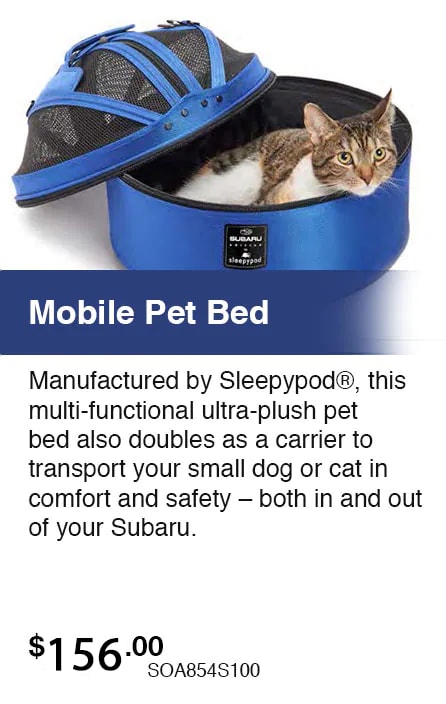 Subaru Pet Carrier And Mobile Pet Bed