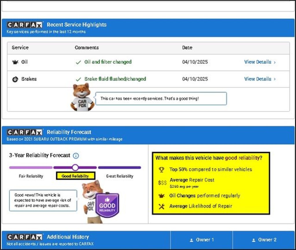 Used 2021 Subaru Outback Premium SUV