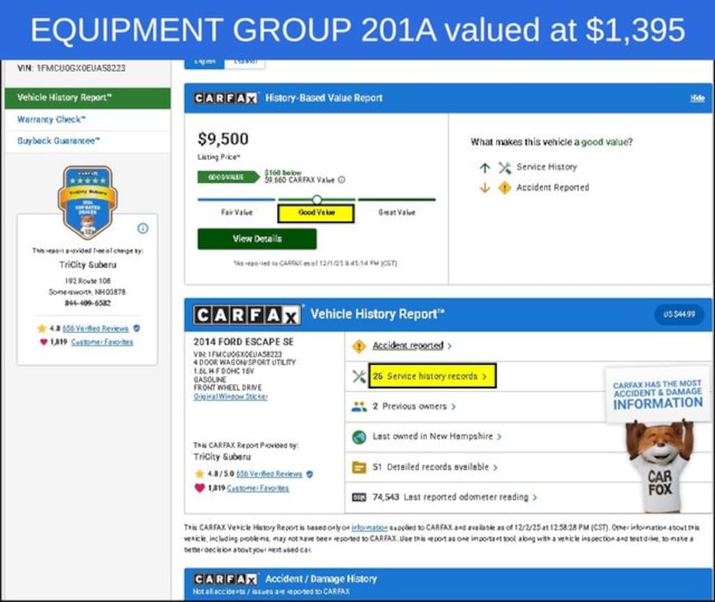 Used 2014 Ford Escape SE SUV