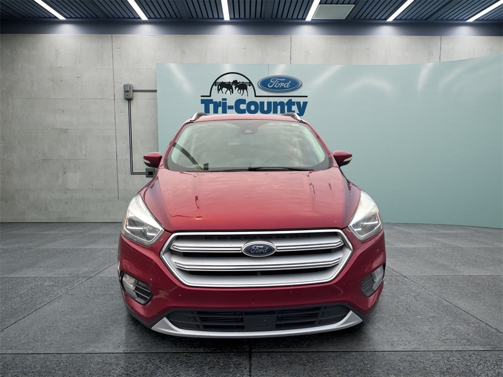 Used 2018 Ford Escape Titanium with VIN 1FMCU0J90JUB40179 for sale in Buckner, KY