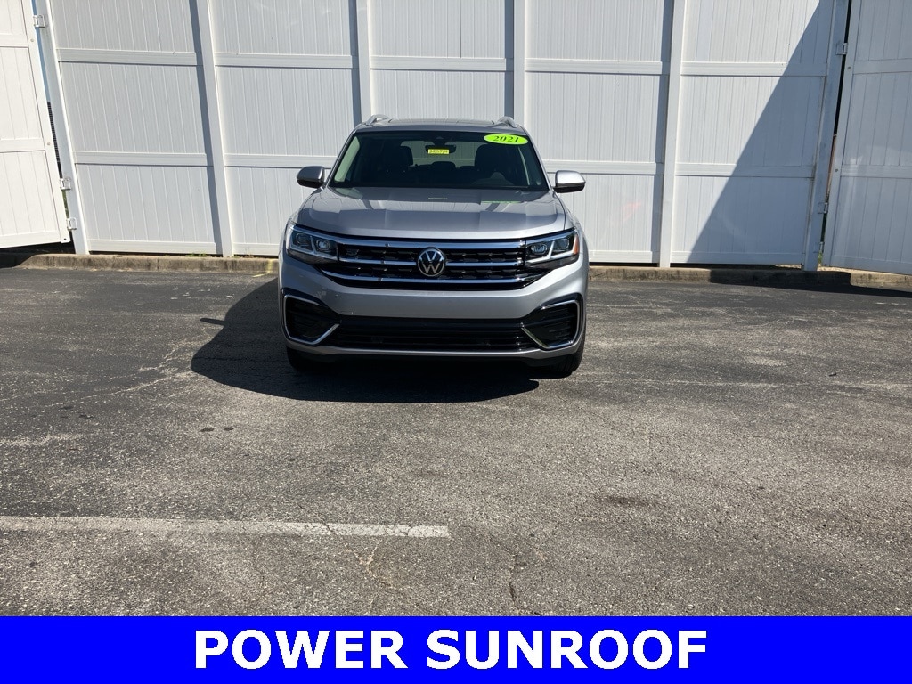 Used 2021 Volkswagen Atlas SEL R-Line with VIN 1V2SR2CA3MC565845 for sale in Buckner, KY