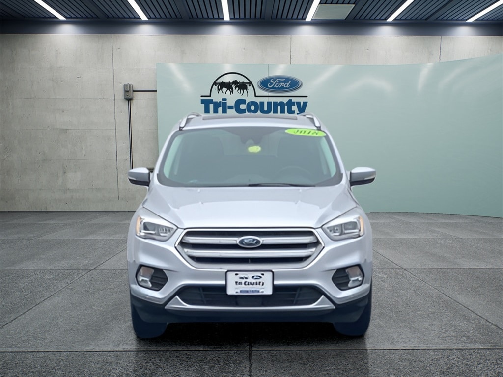 Used 2018 Ford Escape Titanium with VIN 1FMCU9J92JUD48763 for sale in Buckner, KY