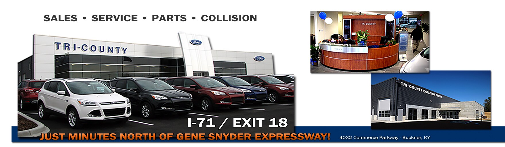 TriCounty Ford New Ford & Used Car Dealer in Buckner Near Louisville,KY