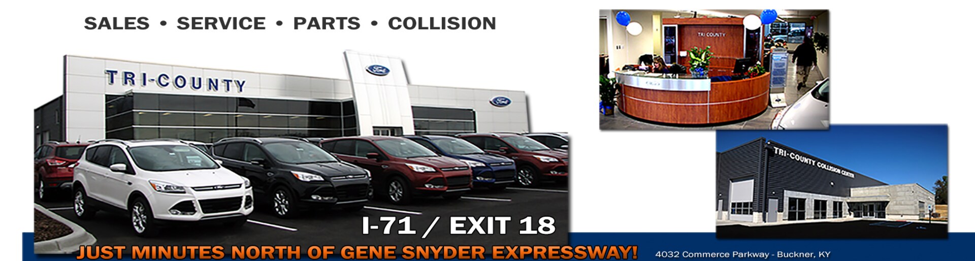 TriCounty Ford New Ford & Used Car Dealer in Buckner Near Louisville,KY