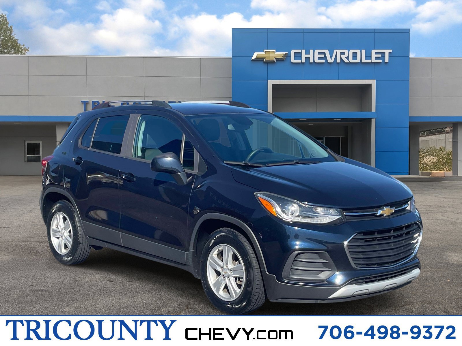 Used 2021 Chevrolet Trax LT with VIN KL7CJLSB0MB335065 for sale in Royston, GA