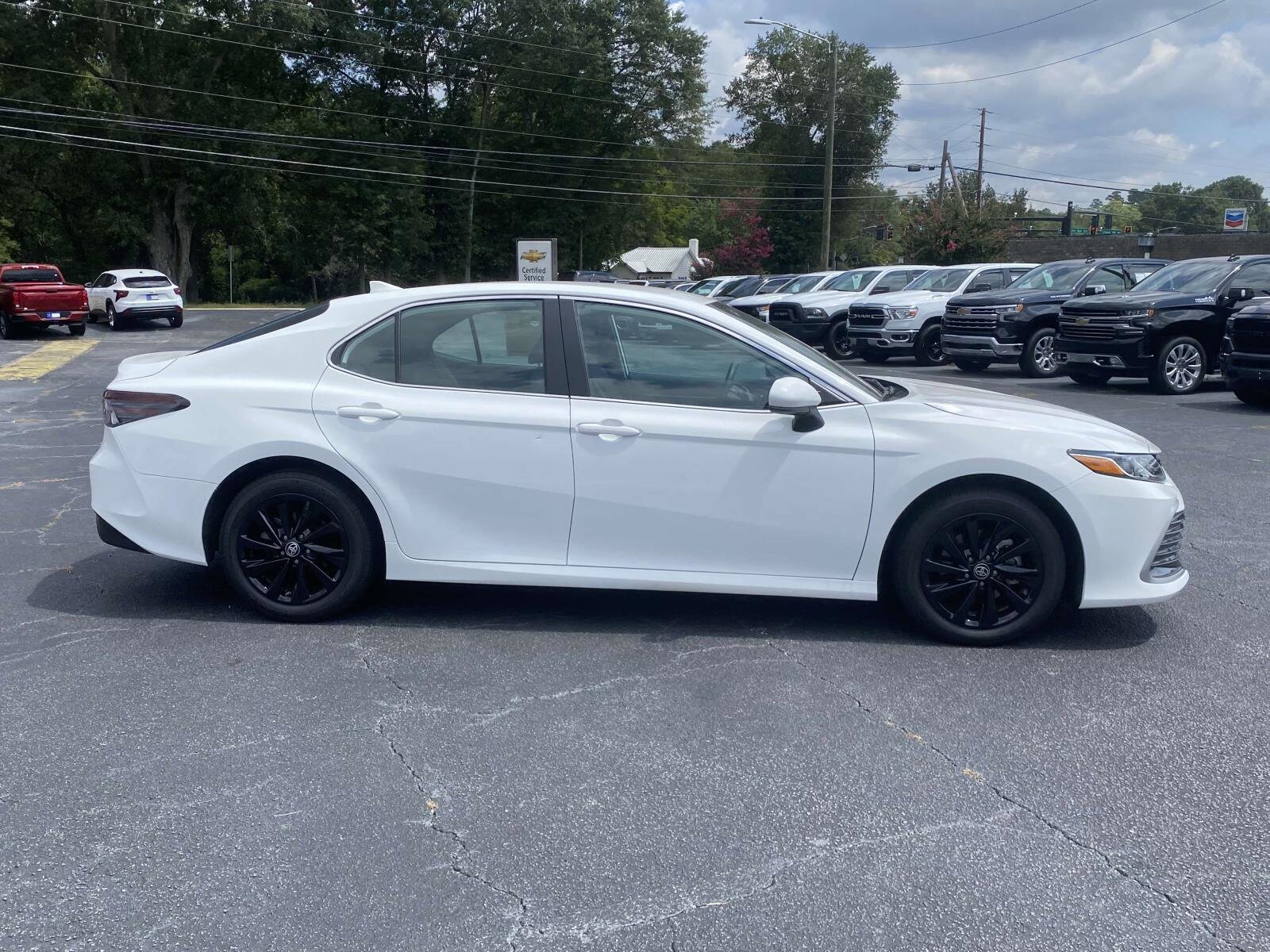 Used 2023 Toyota Camry LE with VIN 4T1C11AK4PU174393 for sale in Royston, GA