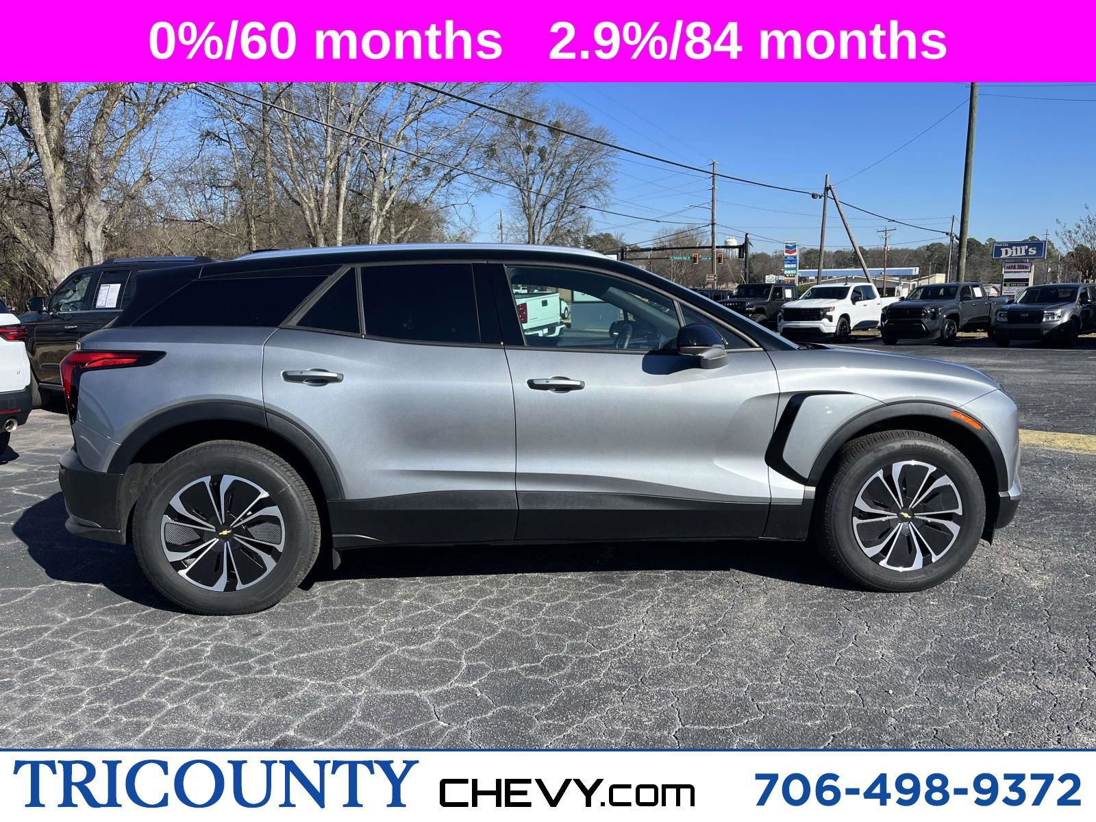 Used 2025 Chevrolet Blazer EV LT with VIN 3GNKDBRM8SS175288 for sale in Royston, GA