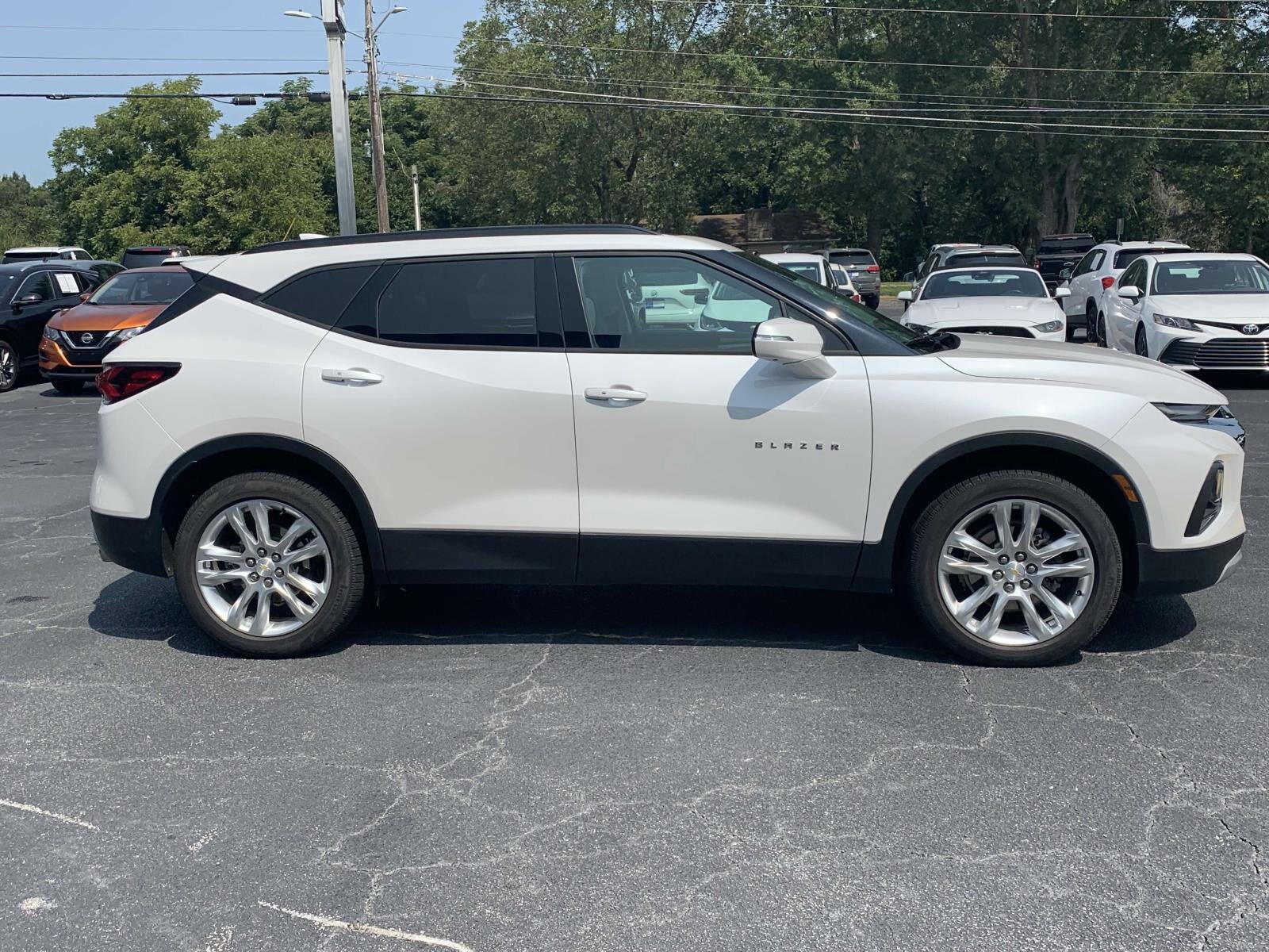 Used 2021 Chevrolet Blazer 3LT with VIN 3GNKBDRS9MS521075 for sale in Royston, GA