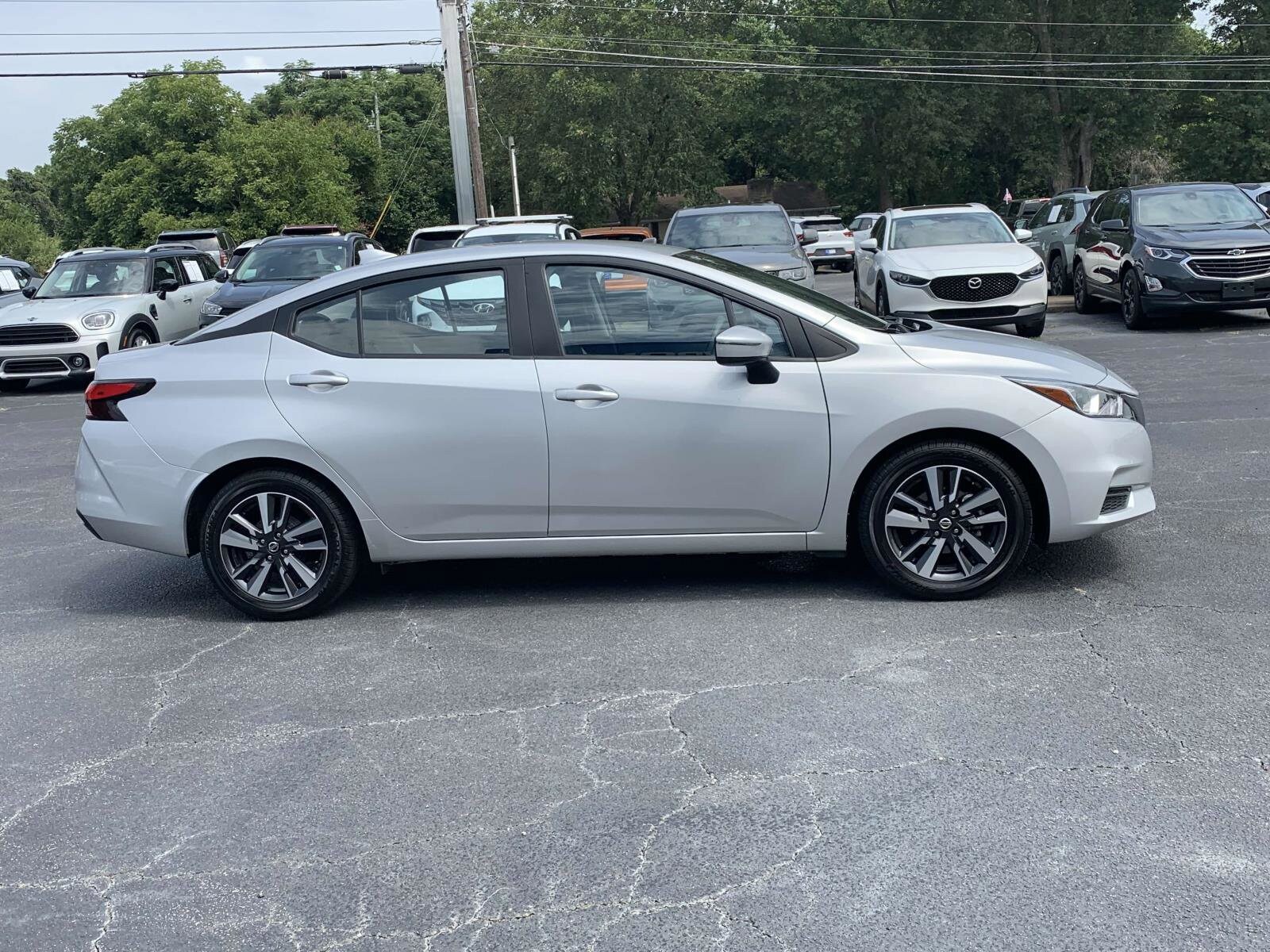 Used 2021 Nissan Versa Sedan SV with VIN 3N1CN8EV3ML852100 for sale in Royston, GA