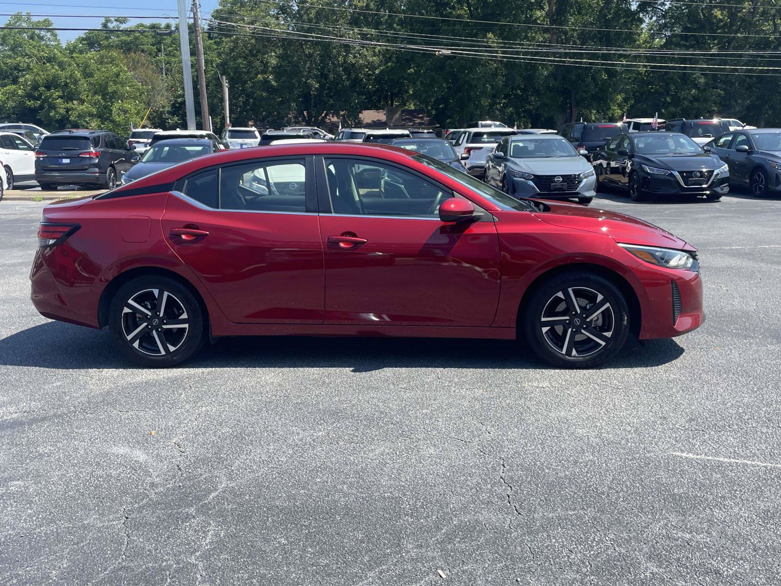 Used 2025 Nissan Sentra SV with VIN 3N1AB8CVXSY208791 for sale in Royston, GA