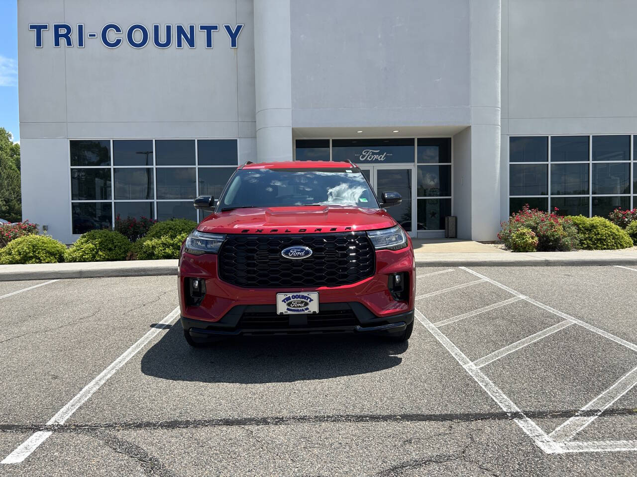 Used 2025 Ford Explorer ST-LINE with VIN 1FMUK8KH8SGA44430 for sale in Keysville, VA