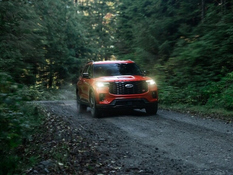  Ford Explorer in the woods