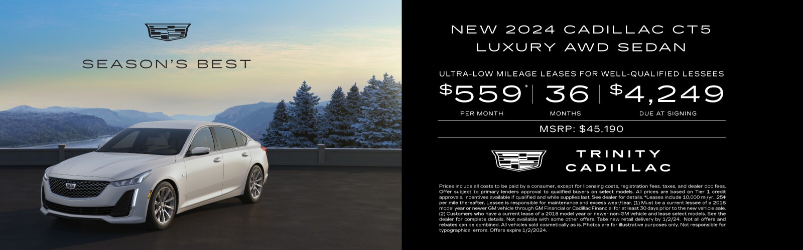 New Cadillac Deals in Englewood Cliffs, NJ