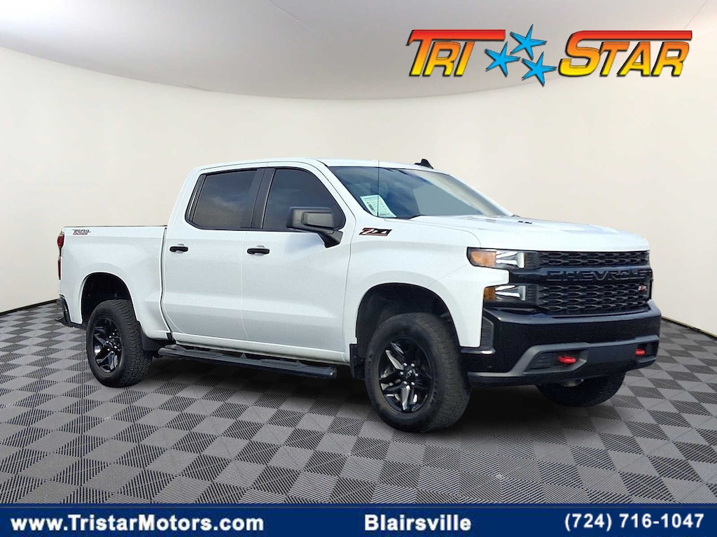 Used 2022 Chevrolet Silverado 1500 LTD Custom Trail Boss Truck Crew Cab