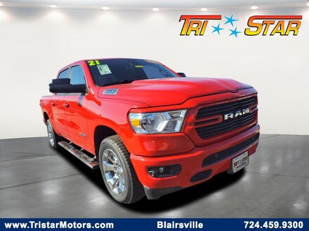 Featured pre-owned cars, trucks, and SUVs 2021 Ram 1500 Big Horn/Lone Star Truck Crew Cab for sale near you in Blairsville, PA