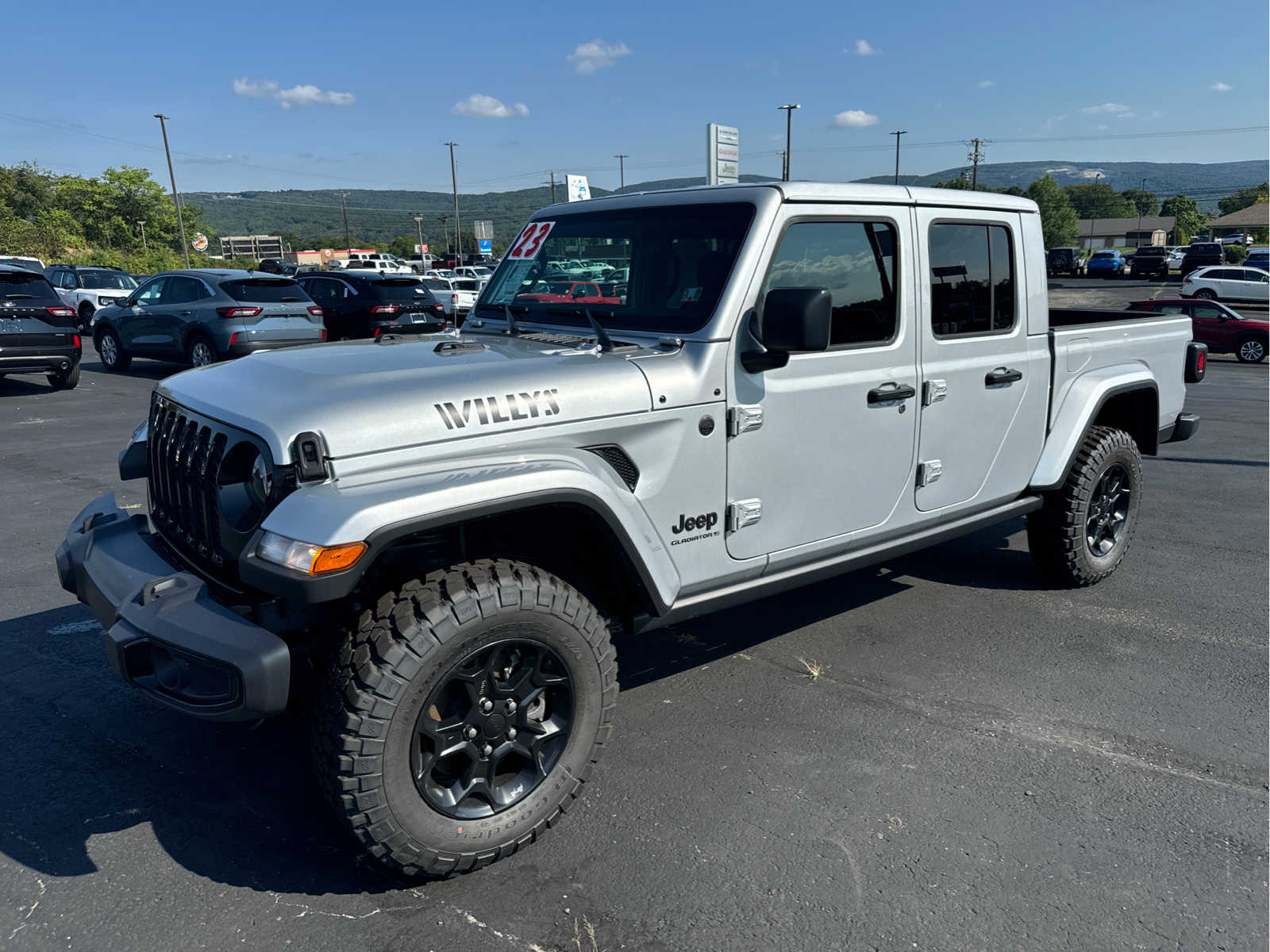 Certified 2023 Jeep Gladiator WILLYS with VIN 1C6JJTAM2PL590822 for sale in Blairsville, PA