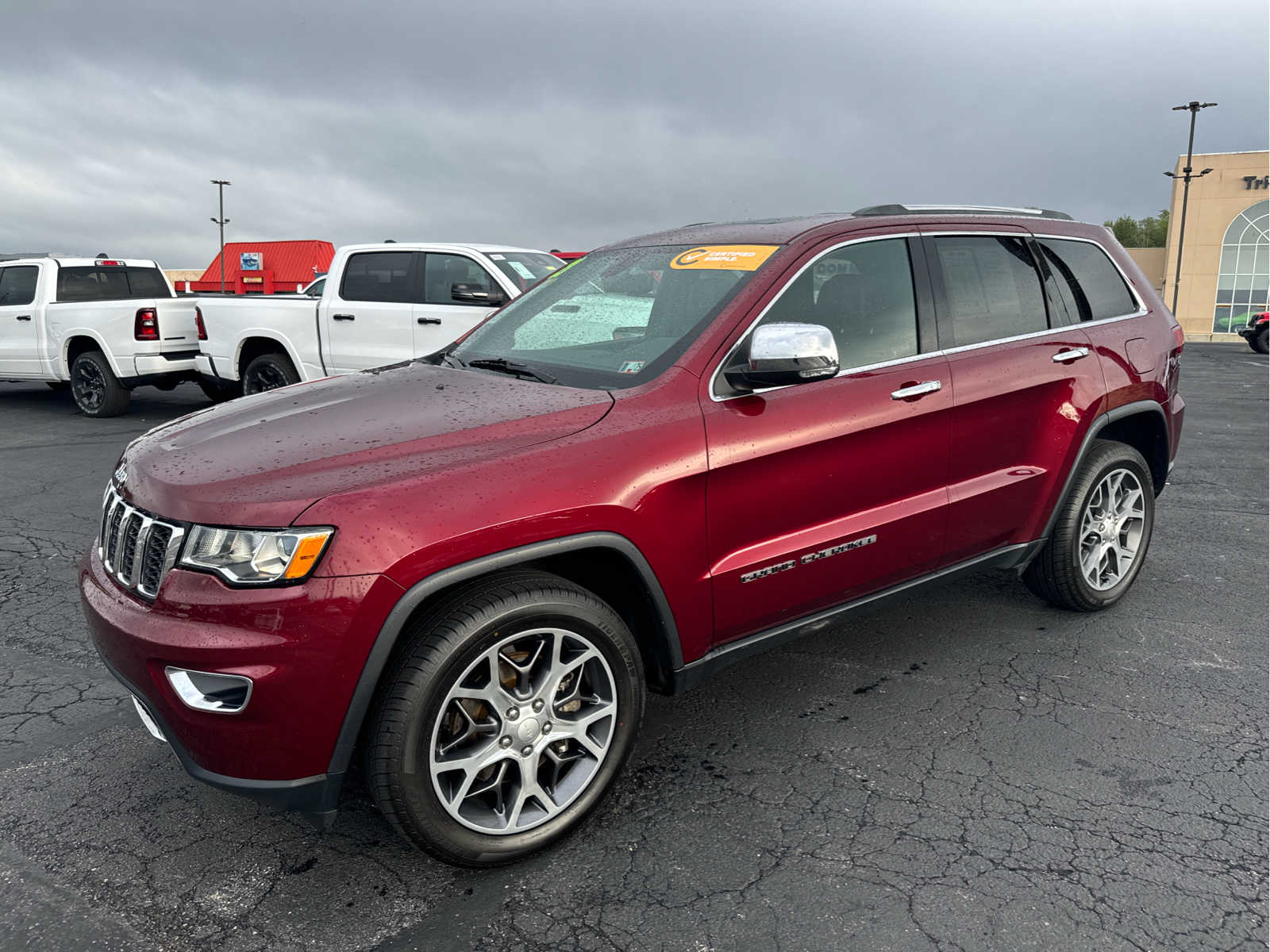 Certified 2021 Jeep Grand Cherokee Limited with VIN 1C4RJFBG9MC779713 for sale in Blairsville, PA