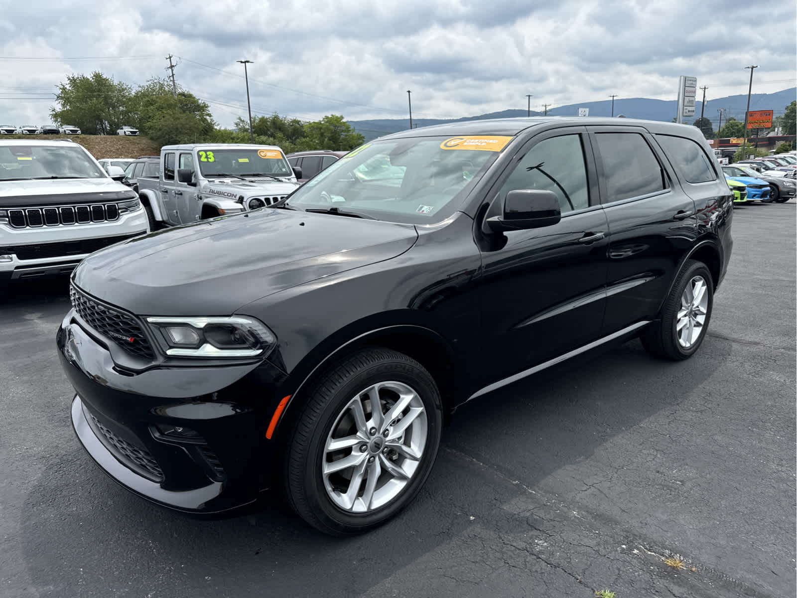 Certified 2022 Dodge Durango GT with VIN 1C4RDJDG4NC219476 for sale in Blairsville, PA