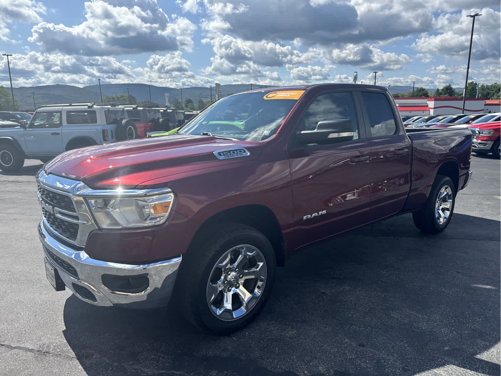 Certified 2022 RAM Ram 1500 Pickup Big Horn/Lone Star with VIN 1C6SRFBT0NN137319 for sale in Blairsville, PA