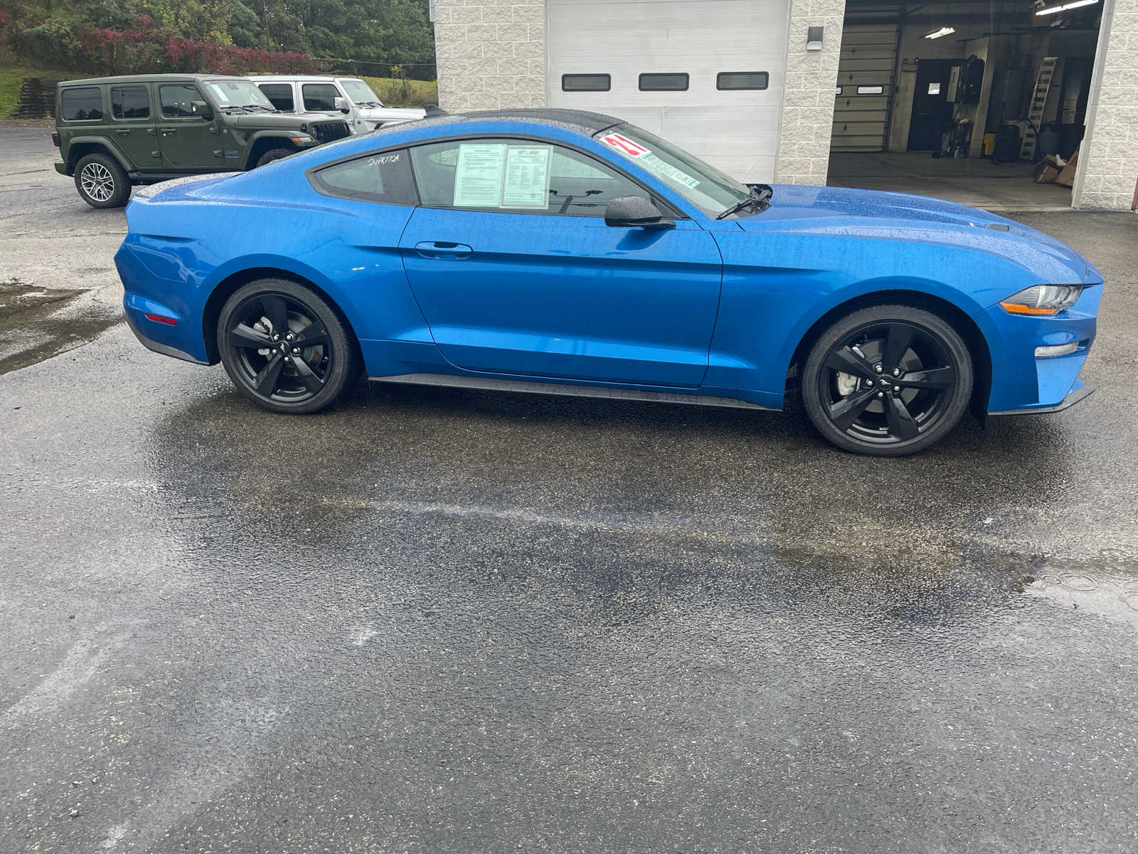 Used 2021 Ford Mustang EcoBoost with VIN 1FA6P8TH5M5113236 for sale in Somerset, PA