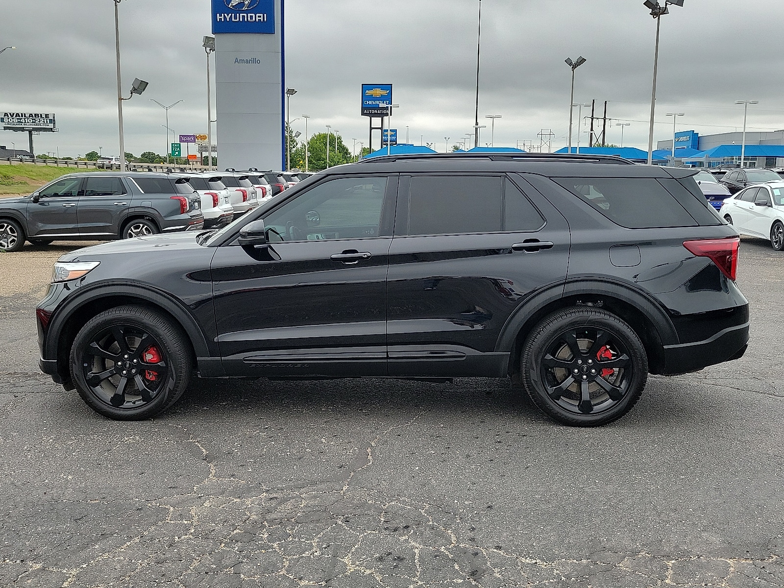 Used 2023 Ford Explorer ST with VIN 1FM5K8GC8PGC38769 for sale in Amarillo, TX