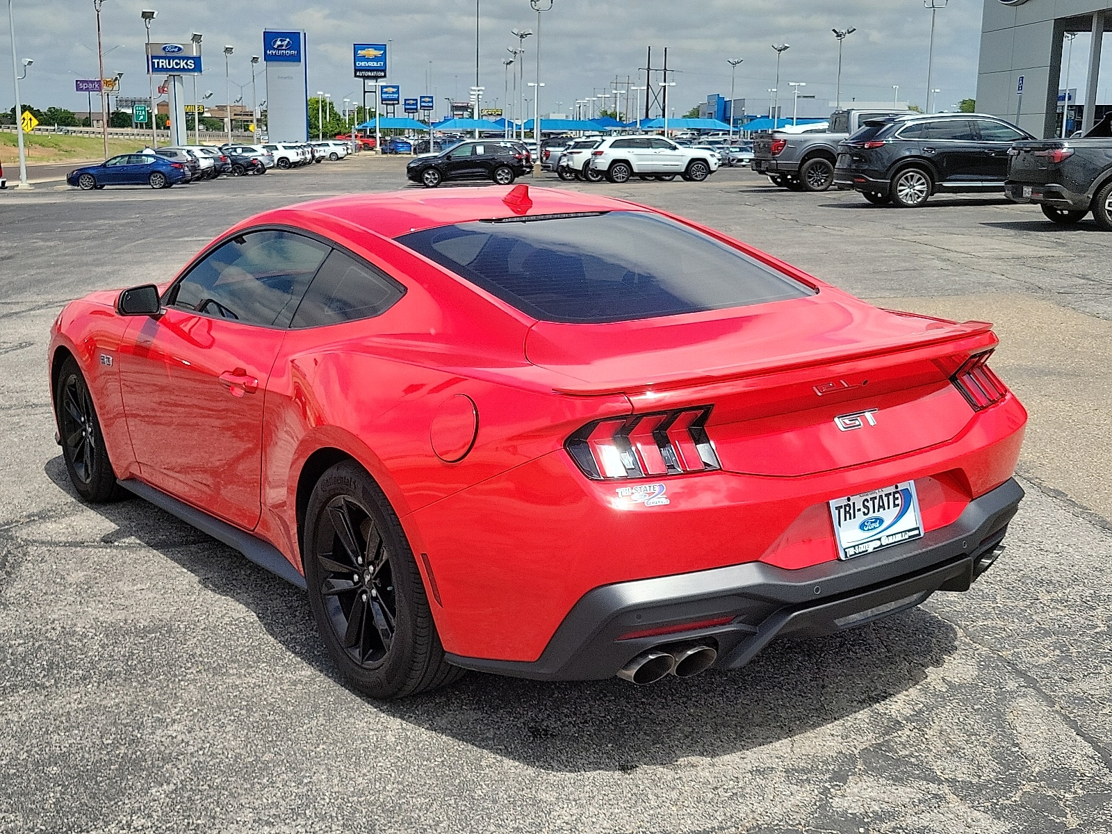 Used 2024 Ford Mustang GT with VIN 1FA6P8CFXR5411433 for sale in Amarillo, TX
