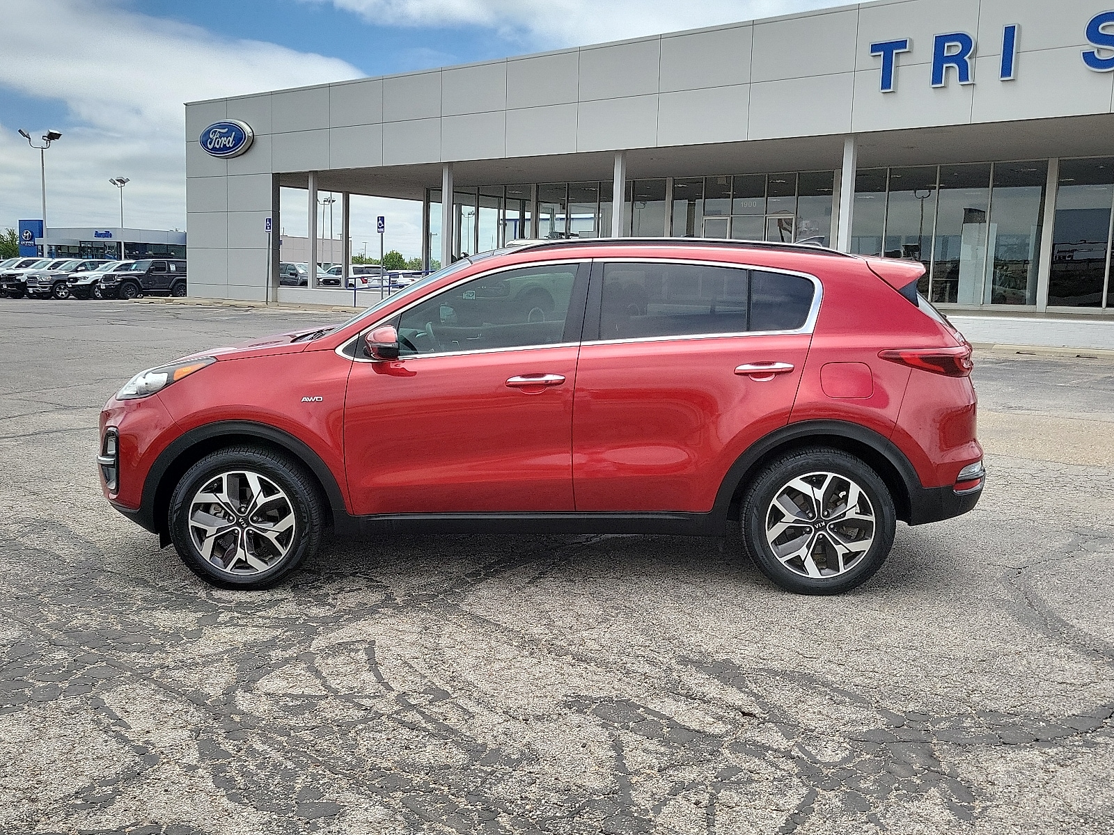Used 2022 Kia Sportage EX with VIN KNDPNCAC9N7954660 for sale in Amarillo, TX