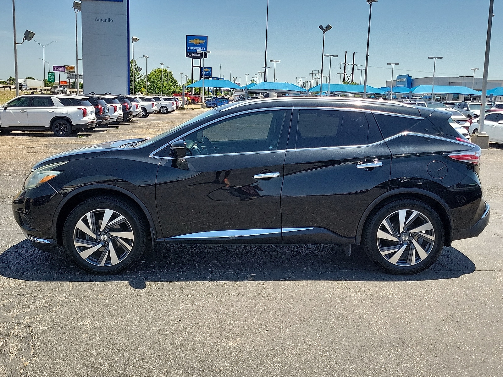 Used 2015 Nissan Murano Platinum with VIN 5N1AZ2MG5FN203180 for sale in Amarillo, TX