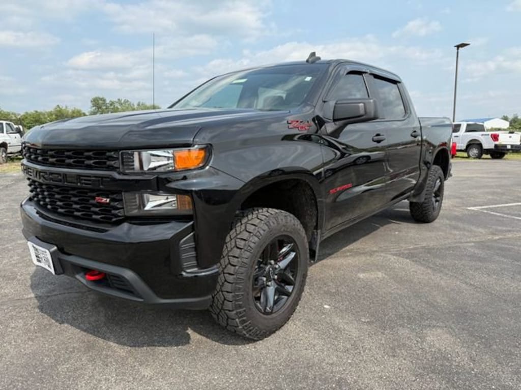 Used 2021 Chevrolet Silverado 1500 Custom Trail Boss Truck Crew Cab