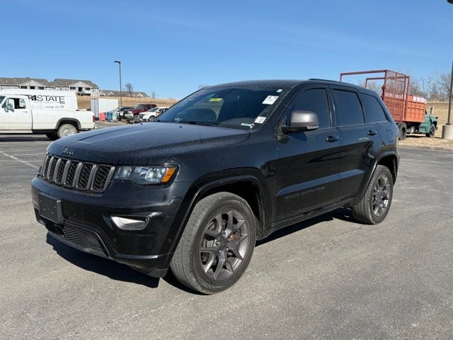 Used 2021 Jeep Grand Cherokee 80th Edition with VIN 1C4RJFBG9MC655053 for sale in Kansas City