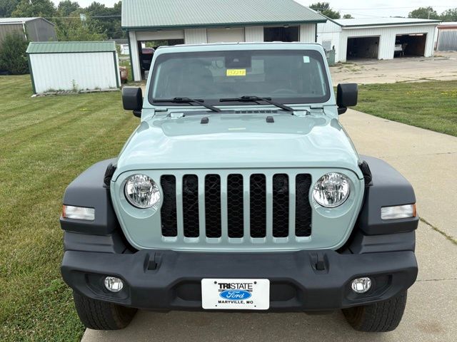 Used 2024 Jeep Wrangler 2-Door Sport S with VIN 1C4PJXAN0RW136234 for sale in Kansas City