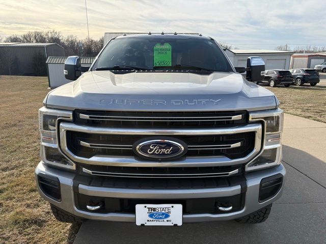 Used 2021 Ford F-350 Super Duty Platinum with VIN 1FT8W3BT1MEC96438 for sale in Kansas City