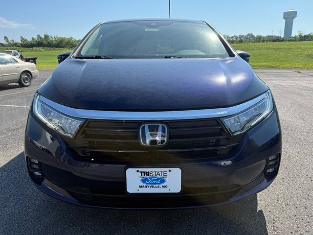 Used 2021 Honda Odyssey EX with VIN 5FNRL6H51MB023201 for sale in Kansas City