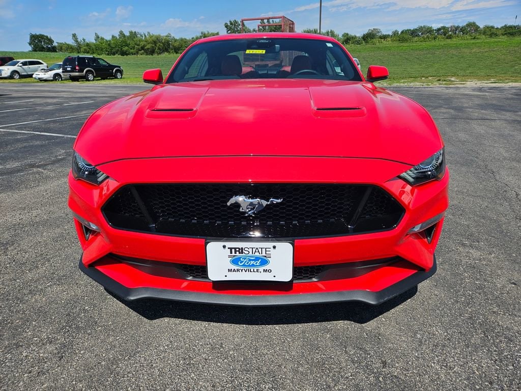 Used 2021 Ford Mustang GT Premium with VIN 1FA6P8CF1M5152534 for sale in Kansas City