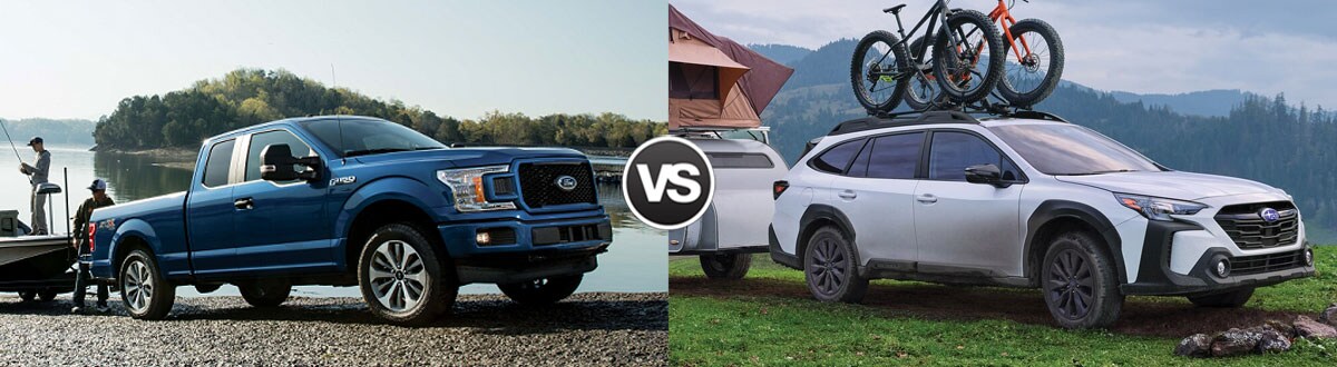 Ford F-150 and Subaru Outback