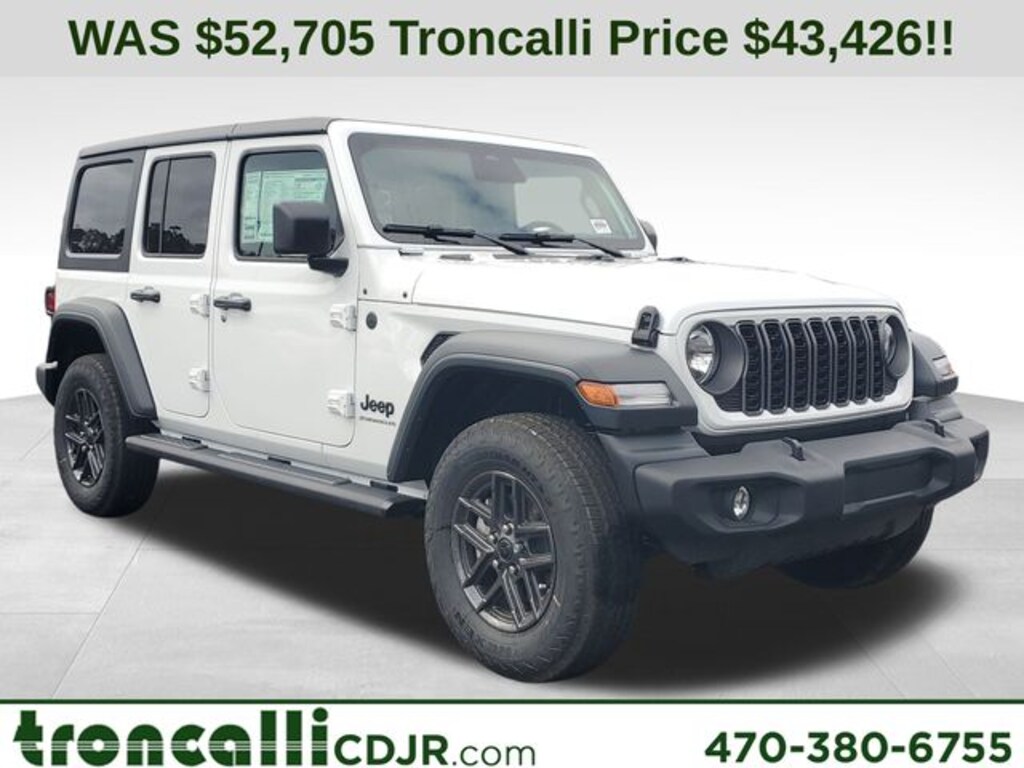 New 2026 Jeep Wrangler 4-DOOR SPORT S Sport Utility