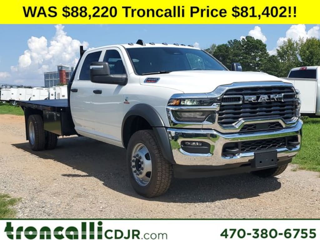 New 2025 Ram 4500 Chassis Cab 4500 TRADESMAN CHASSIS CREW CAB 4X4 84' CA Pickup