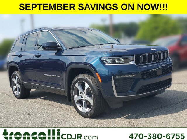 Fathom Blue Pearlcoat 2026 Jeep Grand Cherokee SUV / Crossover 4X2 8-Speed Automatic