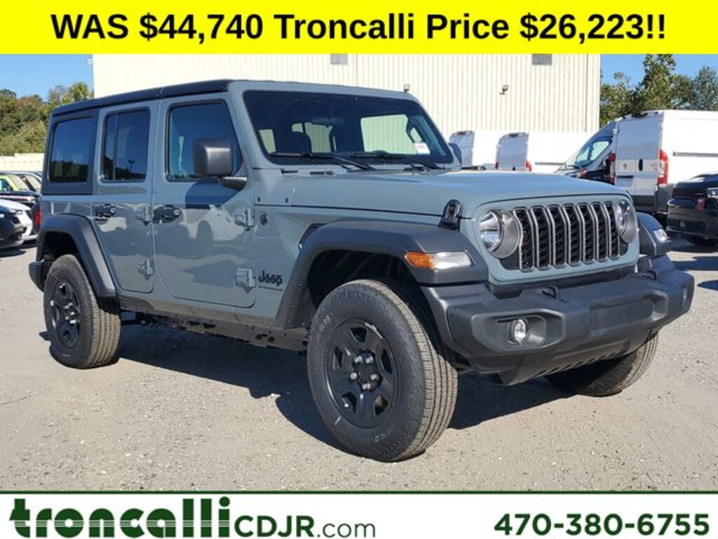 New 2026 Jeep Wrangler 4-DOOR SPORT Sport Utility