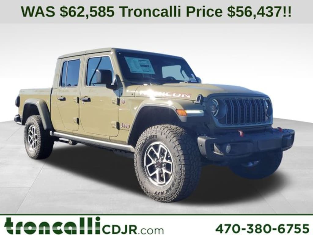 New 2026 Jeep Gladiator RUBICON X 4X4 Pickup